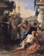 Giovanni Battista Tiepolo Lantos s death oil painting